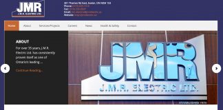 JMR Electric website