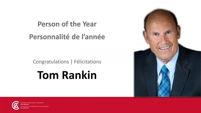 Niagara Construction Association member Tom Rankin wins 2018 CCA Person of the Year Award
