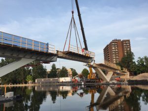 New Rideau Canal pedestrian bridge a challenging and rewarding project