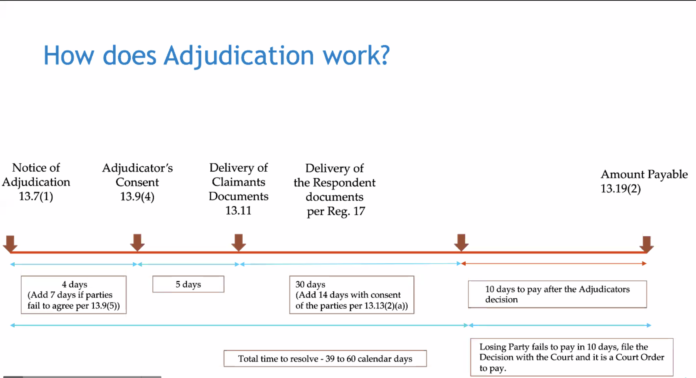 how does adjudication work