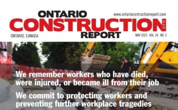 Ontario Construction Report may 2023 cover