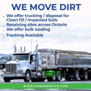Avenue Soils handles soil transportation and solid waste disposal needs 24-7
